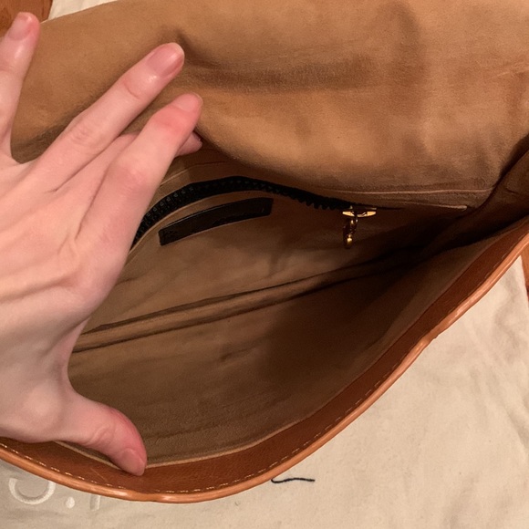 3.1 Phillip Lin Leather Envelope Bag with Suede Interior & Dustbag - Picture 4 of 9